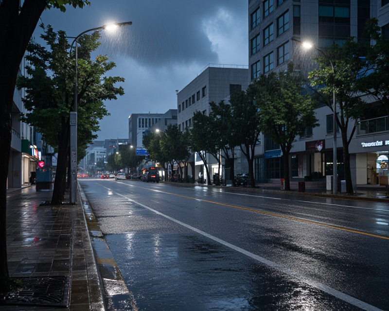 Heavy Rain in South Korea