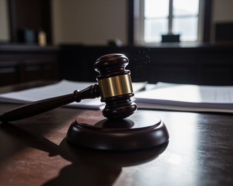 Dramatic Courtroom Justice