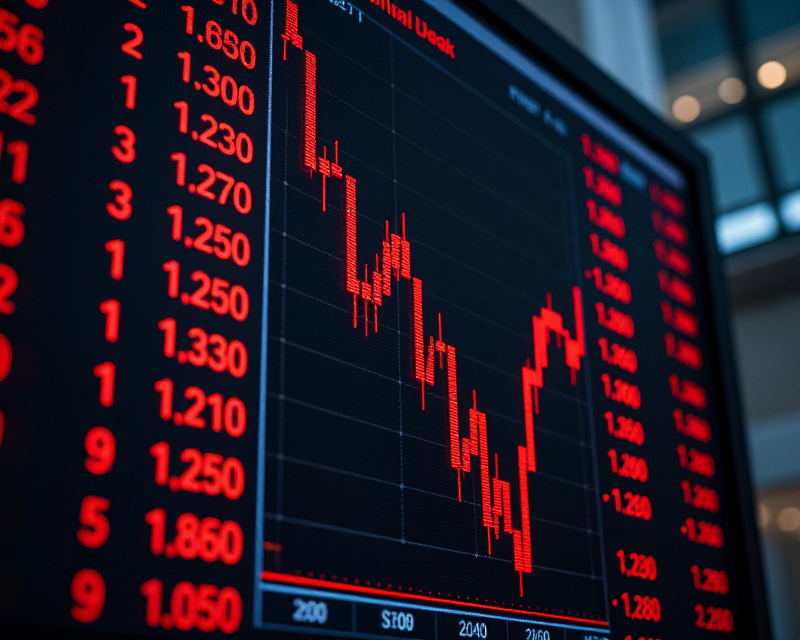 Stock Market Decline Visual