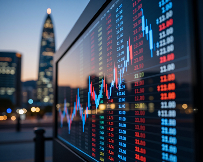 Financial Market Analysis Scene