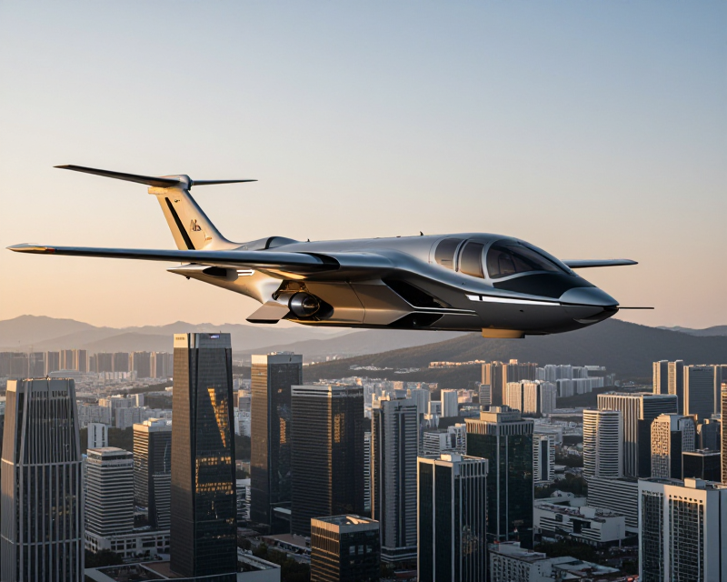 Futuristic Hybrid VTOL Aircraft in South Korea