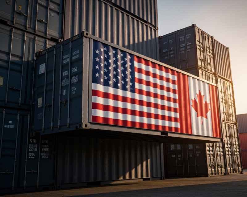 Trade Tension Symbolism