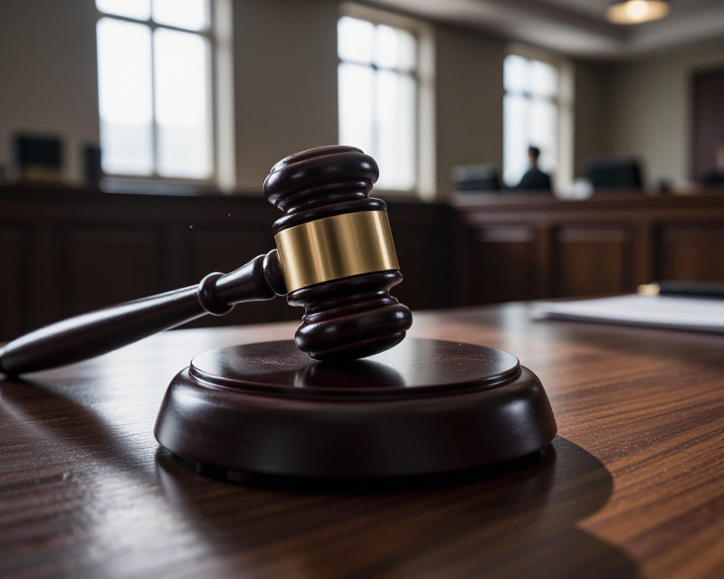 Symbolic Courtroom Gavel