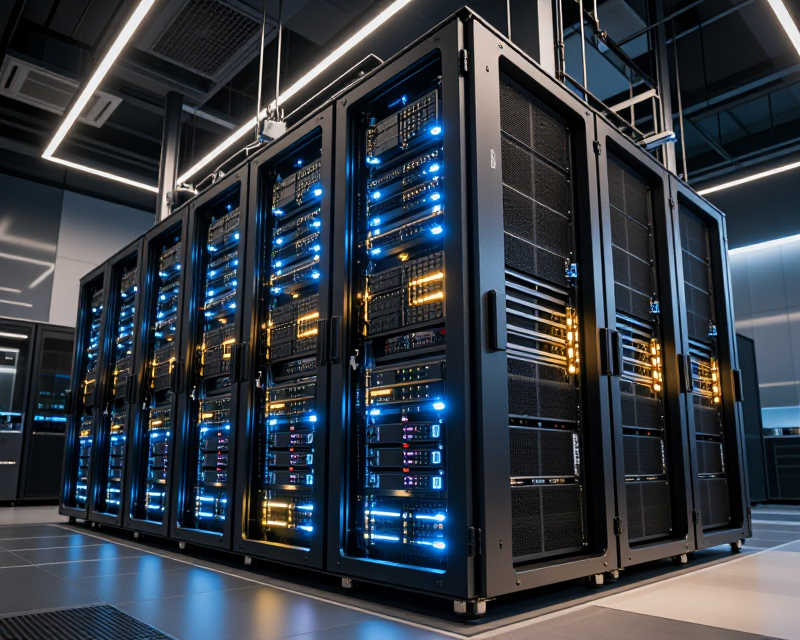 Futuristic AI Data Center