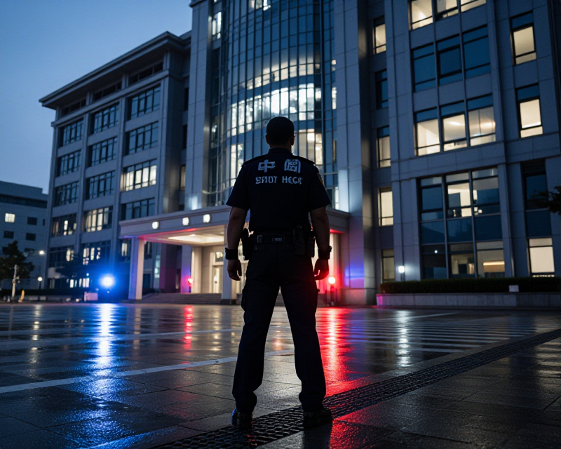 Security Alert at Korean Courthouse