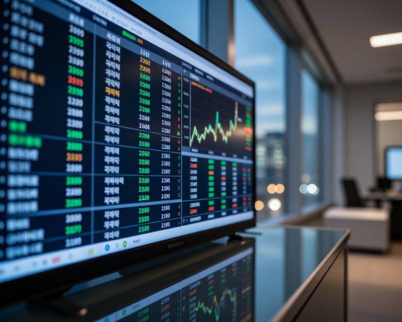 Digital Stock Market Display