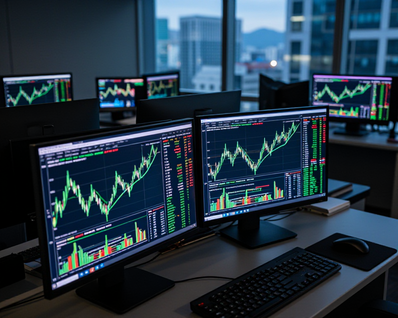 Financial Market Trend Visualization
