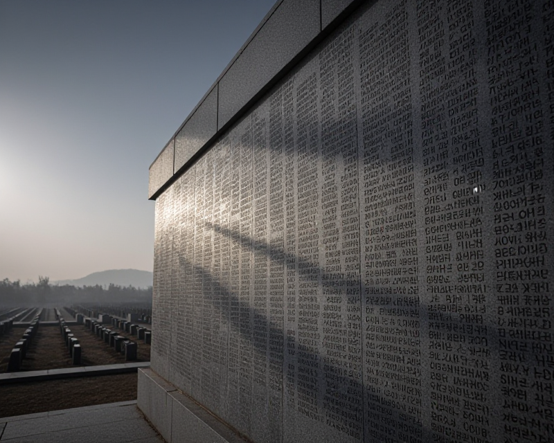 Solemn Memorial Wall